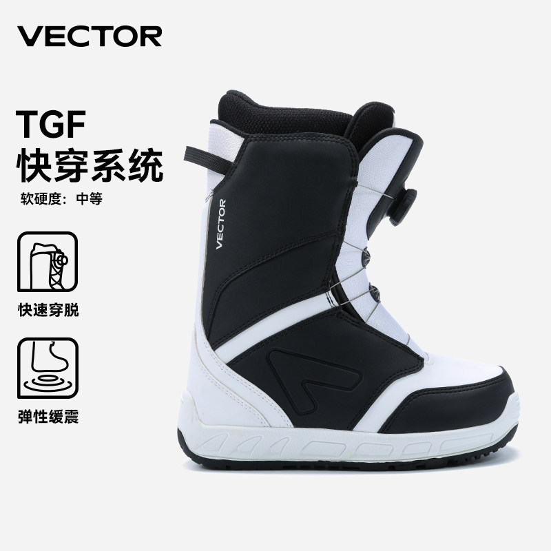 25年最新測評｜VECTOR單板滑雪鞋實測！BOA鋼絲扣+快