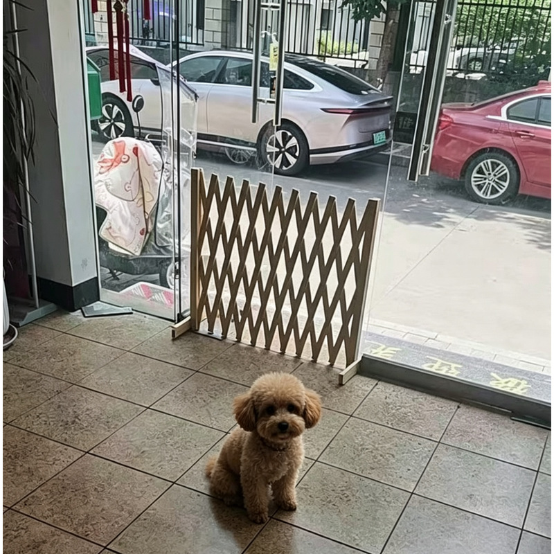 Pet Fence, Dog Cage Partition, Dog Barrier, Balcony Isolation Gate, Retractable Fence Gate, Dog Barrier, Cat and Rabbit Guardrail