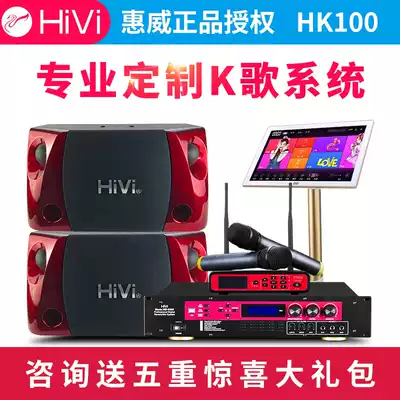 Hivi whiwei HK100 family KTV audio home karaoke professional speaker amplifier microphone set