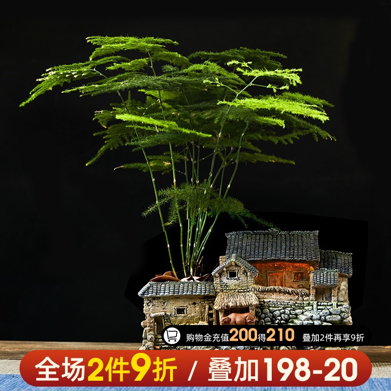 Retro House Small Swing Piece Tea Table Decoration Home Decoration Home Decoration Ancient Wind Meditation China Wind Nostalgia Architectural Creativity Furnishing