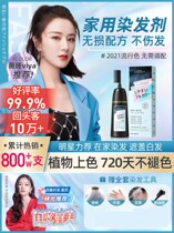 South Koreas Five Valley One Comb Colored Hair Dye Plant Pure yourself at home Dye Hair Cream 2021 Pop Color Color Daytime