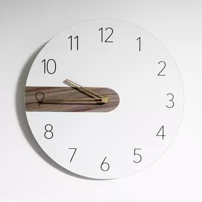 Modern simple Nordic wall clock living room wall watch bedroom home silent clock hanging wall creative fashion quartz clock
