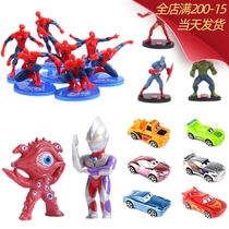 Spider-Man Cake Decorated Birthday Crown Digger Feather Wings Avengers Feather Wings Comeback Avengers American Captain Swing