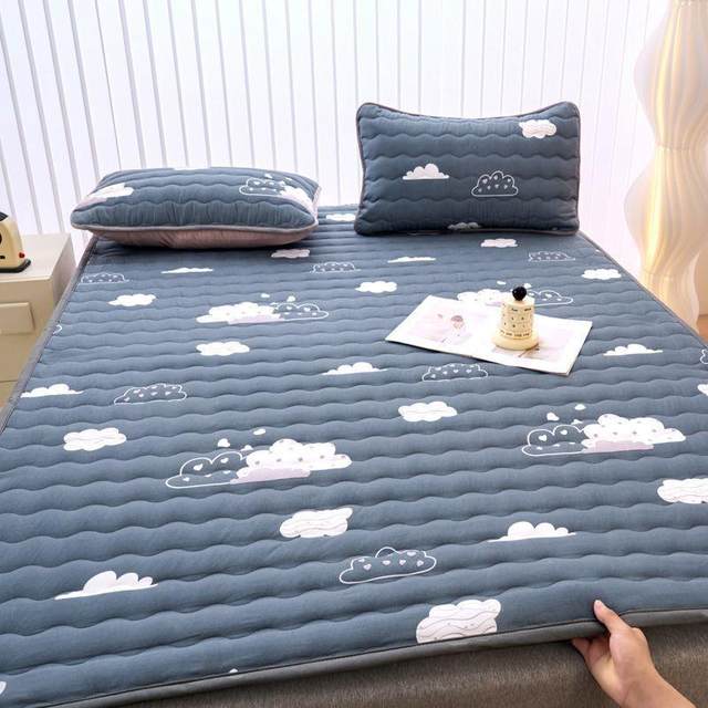 Four-season mattress cushion anti-slip sheet tatami protective cushion mattress cushion can be washed mattress warm bottom
