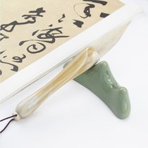 Gufengtang jade unicorn horn small grasping pen large fighting pen special writing brush for couplets 6
