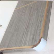 School classroom podium podium wooden platform platform bevel steel podium classroom rounded corner stage Xiaoyi