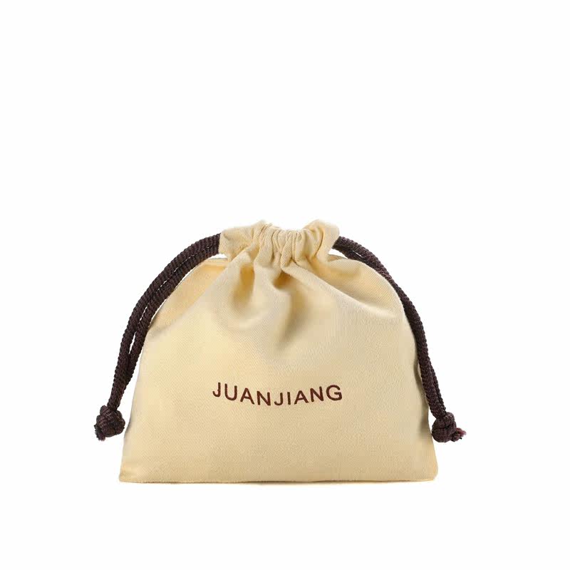 Drawstring drawstring bag custom canvas flannel closure bag outdoor shoulder bag female male storage backpack plus printed logo light