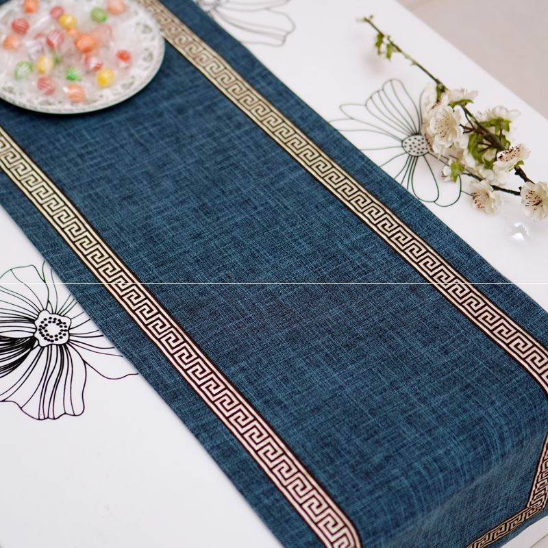 Tea table American Table Flag New Chinese tea Banner Nordic XI New table cloth Modern minimalist Zen Bed Flag Tea Table Cloth