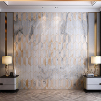 2021 New light luxury atmosphere Nordic Wall cloth TV background wall wallpaper Wall cloth living room marble wallpaper mural