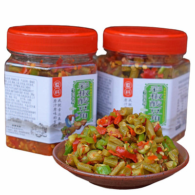 农家自制下饭开胃菜酸豆角2瓶