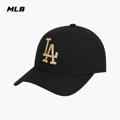 MLB official Men's and women casual couple embroidered hard top baseball cap windproof warm duck tongue autumn and winter new CPIG