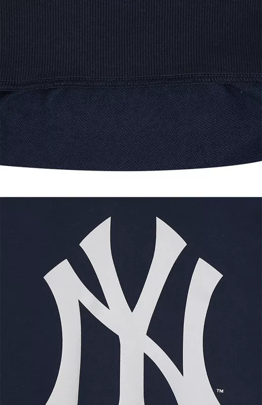 MLB trở lại áo len trùm đầu logo lớn Áo len thể thao thông thường hợp thời trang -31HDR1841 - Thể thao lông cừu / jumper áo nỉ adidas