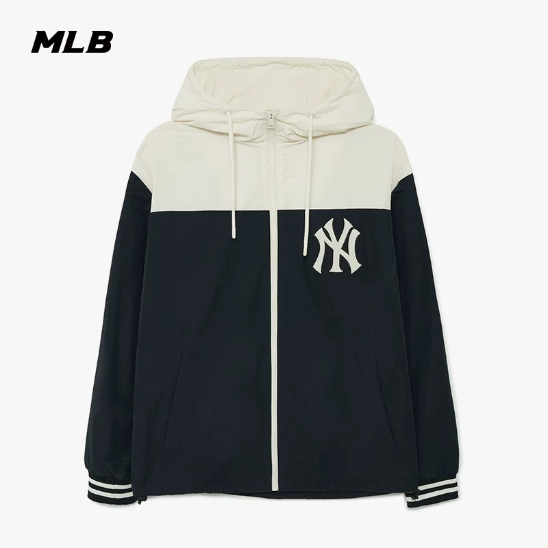 Любая ветровка осенняя MLB для мужчин и женщин с капюшоном для отдыха, для любимого