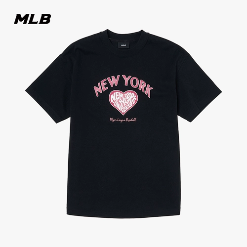 MLB Трендовая комфортная летняя футболка, круглый воротник, короткий рукав