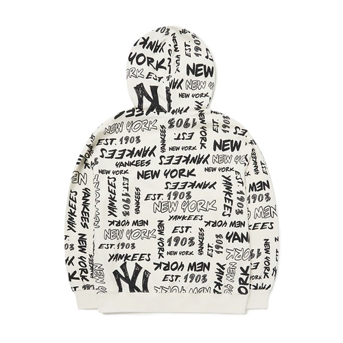 MLB Толстовка с капюшоном подходит для мужчин и женщин, спортивный лонгслив, свободный крой