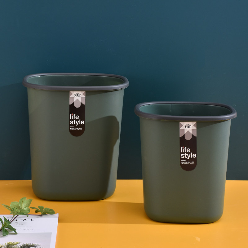 Trash bin pressed ring household kitchen toilet large student dorm room in the lodging room