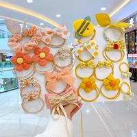 Желтый оранжевый комплект в форме цветка с бантиком, 20 шт