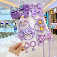 Сиреневый комплект с бантиком, 10 шт