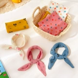 Детский демисезонный ветрозащитный удерживающий тепло шарф, хлопковый осенний тонкий шарф-платок для раннего возраста подходит для мужчин и женщин для девочек