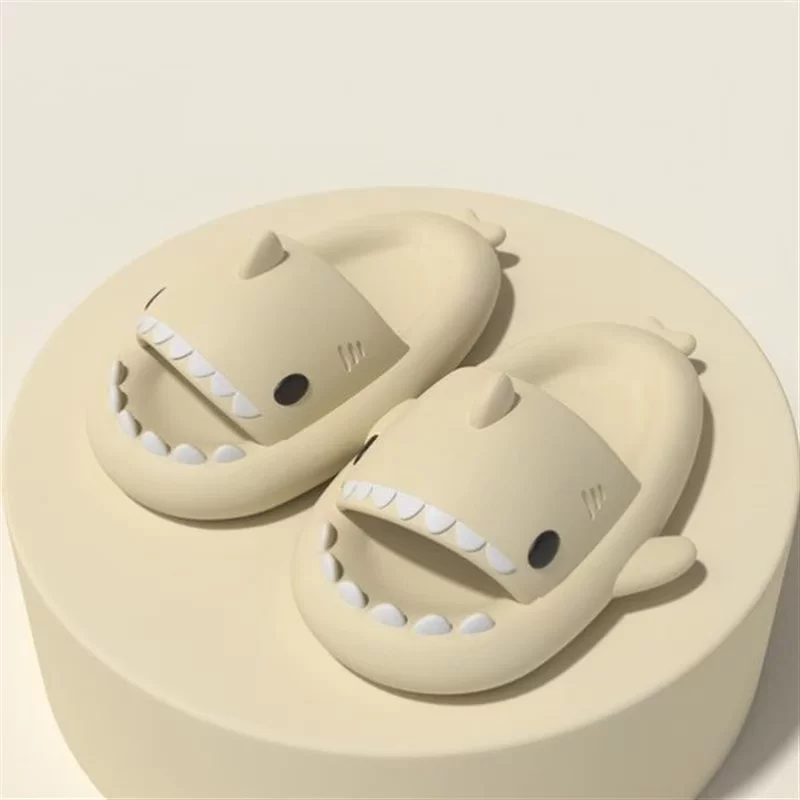 [4CM Мягкие мужские женские акулы-шлепанцы для лета, пляжные слайды, анти-slip]