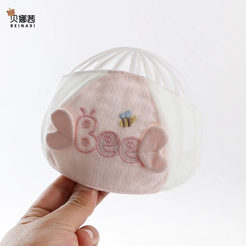 Детская летняя тонкая хлопковая шапка, детский ниппель для новорожденных для раннего возраста