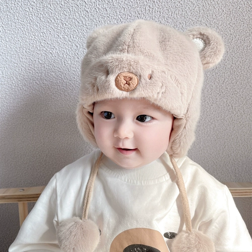 Детская демисезонная милая бархатная утепленная зимняя шапка для раннего возраста, популярно в интернете