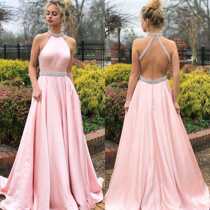Dress sleeveless backless dress dress