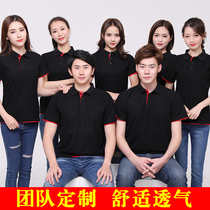 Summer overalls short-sleeved T-shirts men and womens summer polo shirts breathable thin labor insurance clothing tops custom printed LOGO
