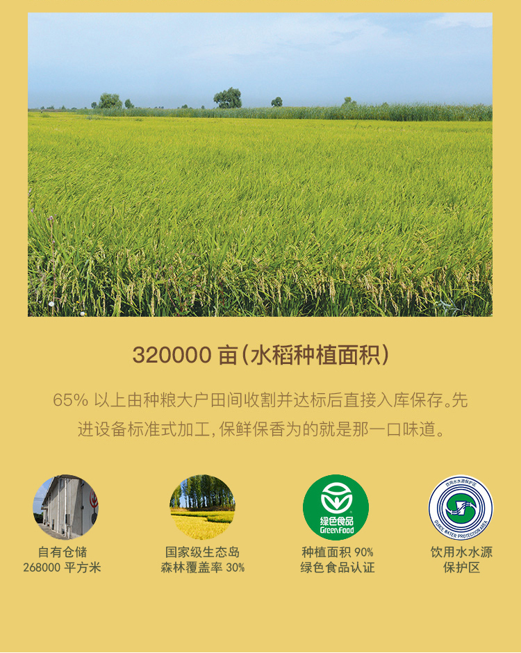 虾选 上海崇明大米 5斤 图3