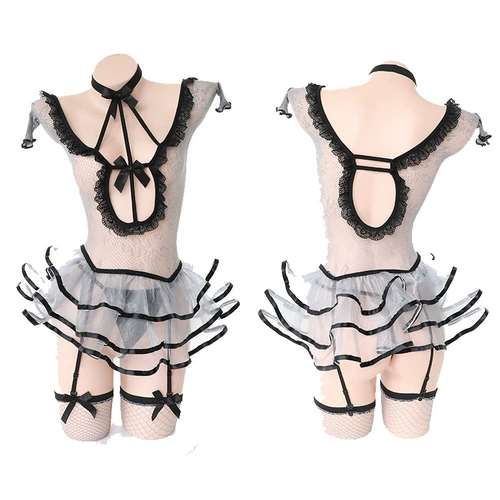 霏慕 Сексуальное нижнее белье, колготки, кружевная униформа, комплект