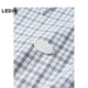 Leding waisted plaid ເສື້ອ 25 ພາກຮຽນ spring ໃຫມ່ແບບສັ້ນວິທະຍາໄລແບບເສື້ອ C2CAF1106