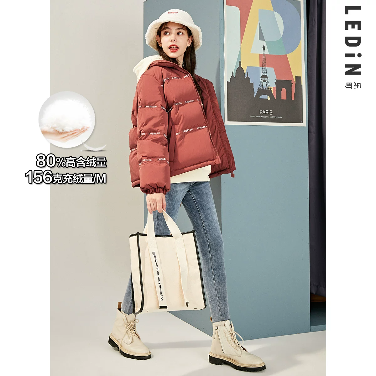 Winter down jacket , городской стиль, корейский стиль, для подростков