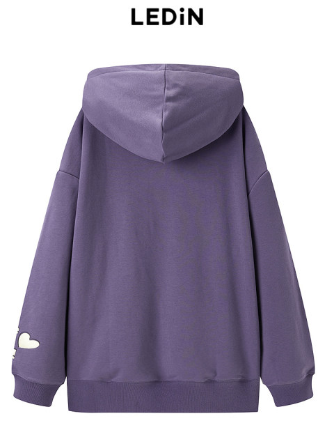 Lemachi Letter Dragon Sweatshirt Spring New Top Women's C2Cre19