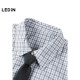Leding waisted plaid ເສື້ອ 25 ພາກຮຽນ spring ໃຫມ່ແບບສັ້ນວິທະຍາໄລແບບເສື້ອ C2CAF1106
