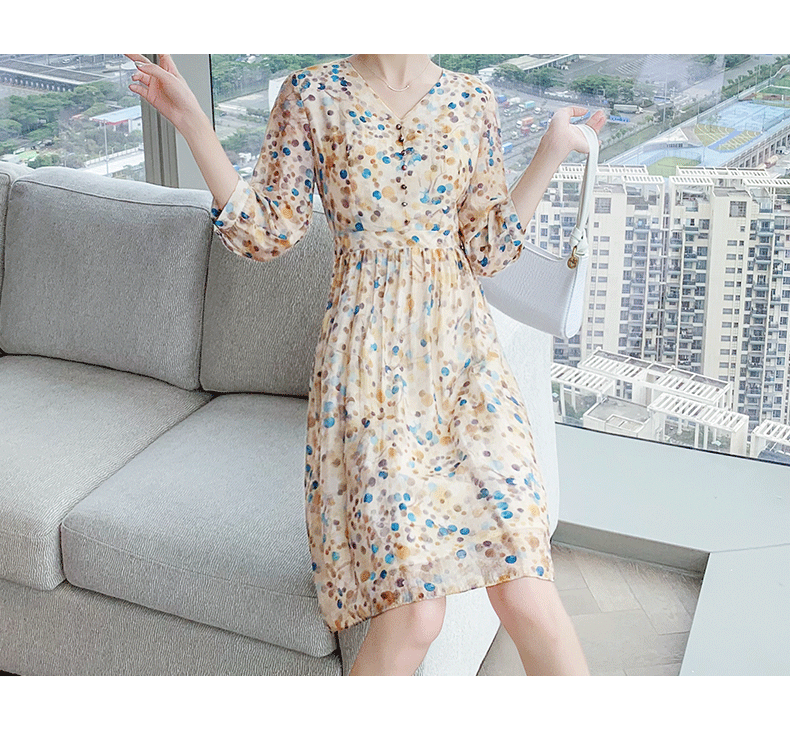 Robe été Mousseline de soie - Ref 3428811 Image 18