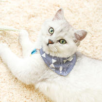 Dog scarf triangle cute Japanese New Year cat triangle scarf British short large small and medium general dog scarf