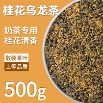 Osmanthus oolong tea milk tea shop special gold osmanthus oolong osmanthus get the same fruit tea milk cover tea base tea color