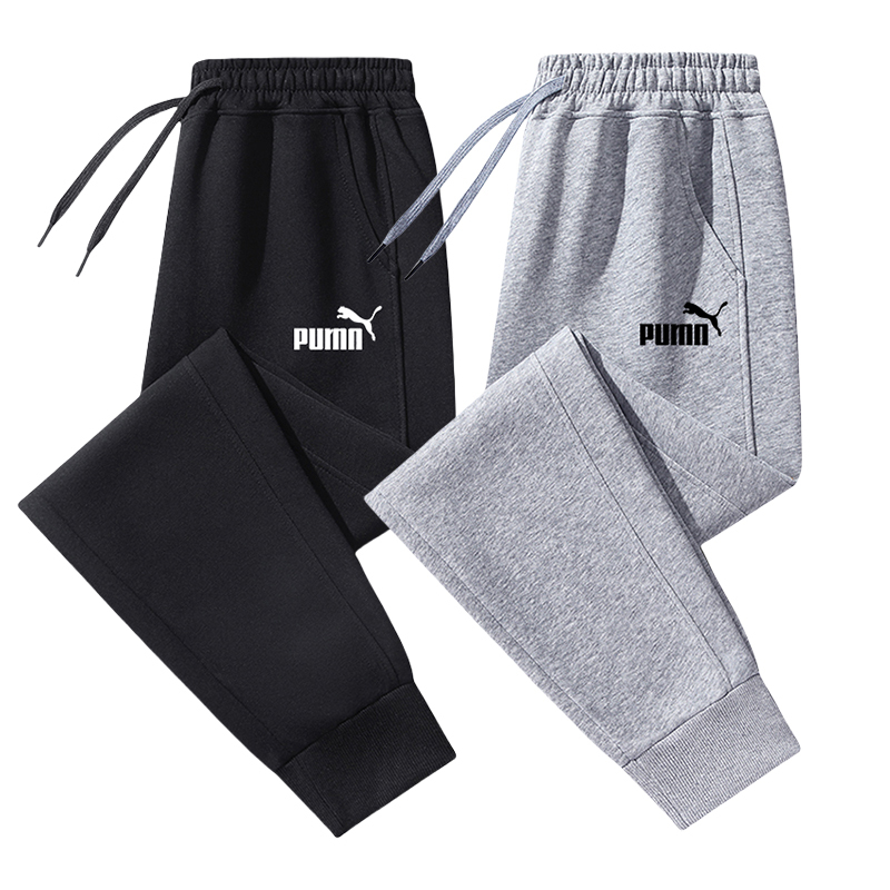 Outlet Store Men's Pants 2025 New Autumn and Winter Pure Cotton Loose Casual Pants Jogger Sweatpants Fleece-Lined Sweatpants