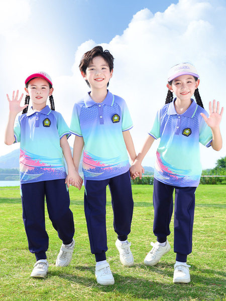 Kindergarten Uniforms, New Spring and Autumn Styles, Elementary School Sports Meeting Uniforms, Children's Cheerleading Team Autumn Class Uniforms Set