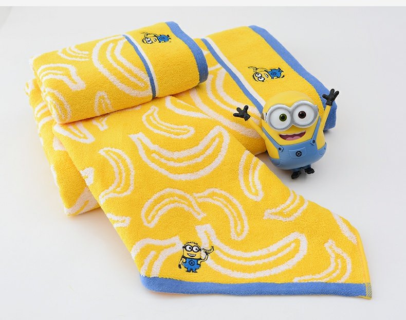 Bộ khăn cotton ba mảnh của Jie Liya Xiao Huangren - Khăn tắm / áo choàng tắm khăn tắm xô