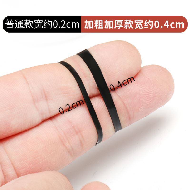 Small black leather fascia hair hair dressing rubber band disc hair ring hair ring disposable leather gluten hairstyle styling tool