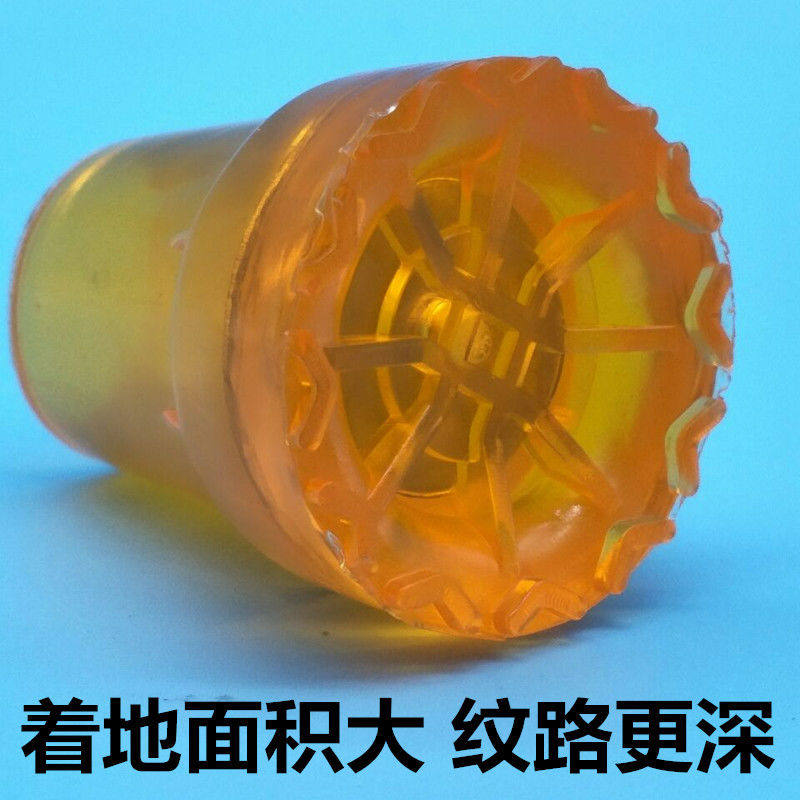 Walking Stick head wood Double Crutch Rubber Sleeve Non-slip Foot footbed Crutch Accessories Wear-proof cushion Crumb Thickening of the Crutch Feet head 19mm