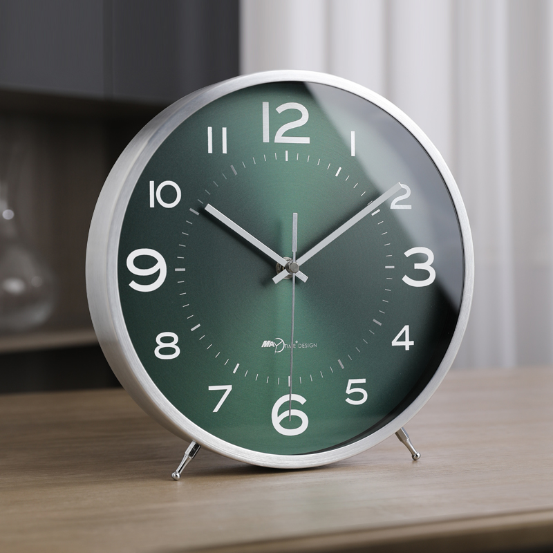 Modern light lavish clocks Living room Home Desktop Sitting Clock Countertop Pendulum quartz minimalist clock Desktop placing clock-Taobao