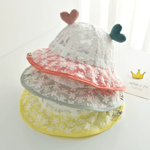 Детская летняя тонкая осенняя шапка на солнечной энергии, милая солнцезащитная шляпа для девочек для принцессы