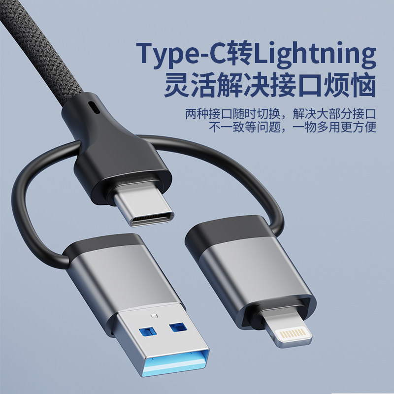 New USB Docking Station Type-C Port Universal Expander for Laptops, Mobile Phones, and Tablets, Connects Hard Drives, Card Readers, Tf Cards, Sd Cards, Multi-Function Reader, USB Flash Drive, Hard Drive, Five-Port Splitter