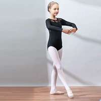 Черный костюм для тела - длинные рукава