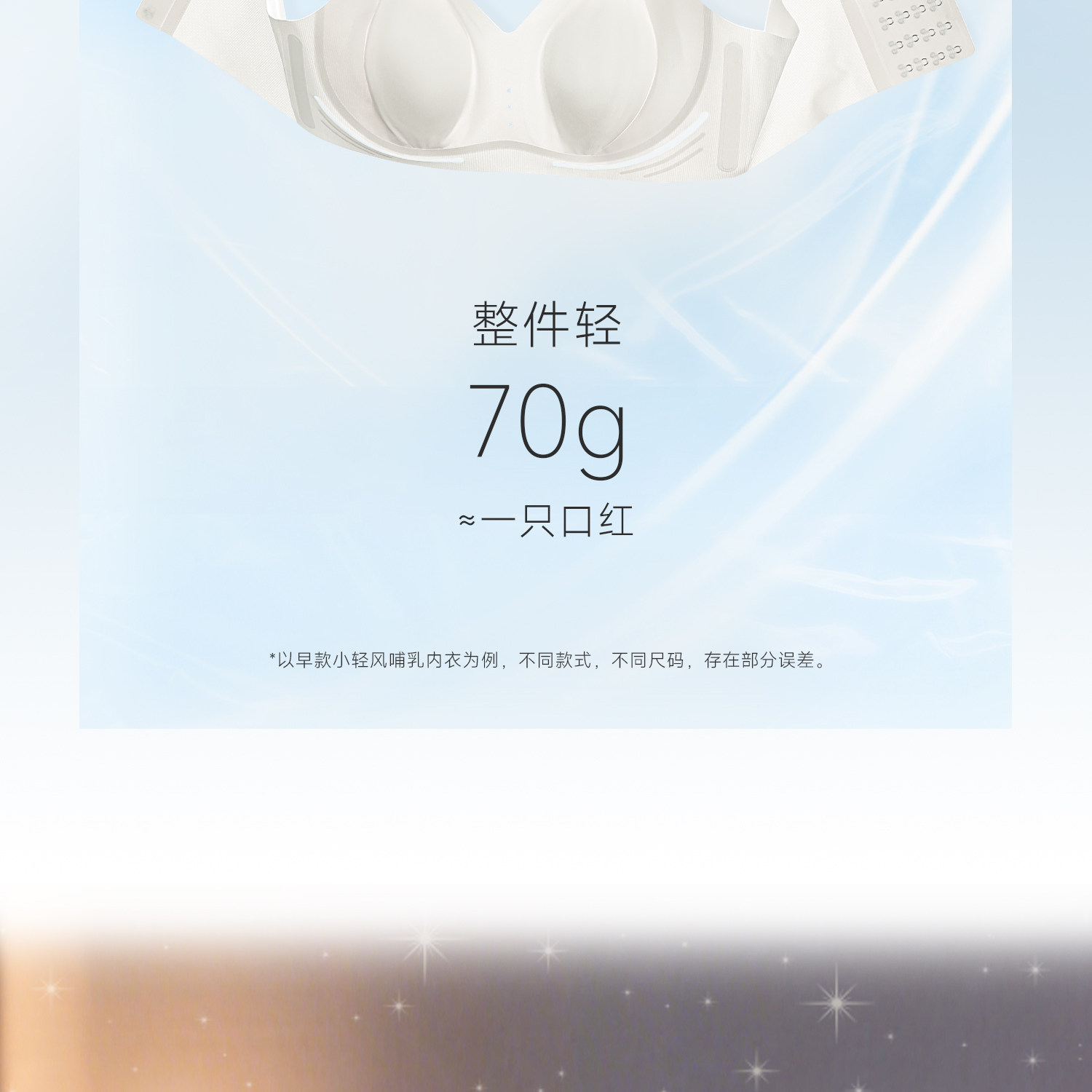 Domiamia小轻风前中开哺乳内衣轻薄透气孕妇防下垂夜用产后文胸 — 6