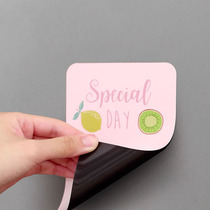 Japanese Refrigerator Sticker Magnetic Sticker Message Board Erasable magnetic sticker Decorative Diy Personality Creative Cute Note Sticker