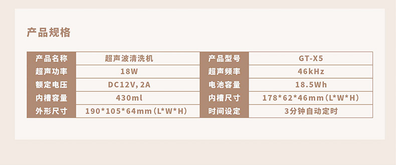 宝岛眼镜推荐产品 固特超声 超声波家用清洗机 图22