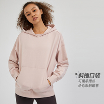 lulu autumn winter new pint sports yoga lian hat jacket women sports blouses outdoor running fitness wear long sleeves women
